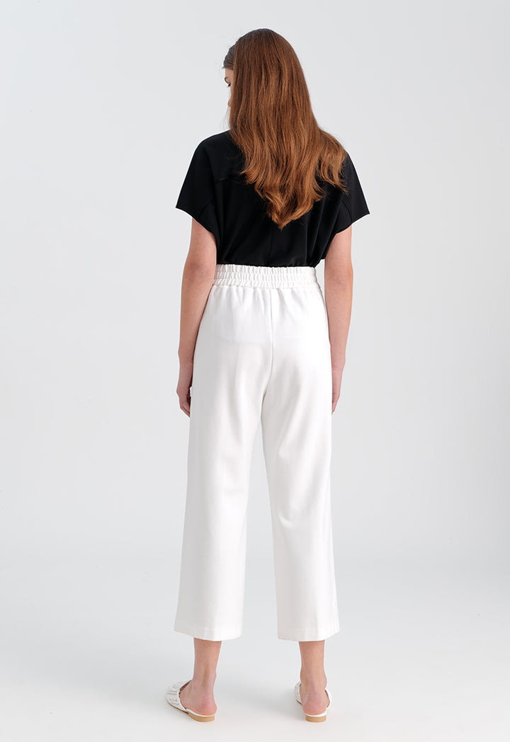 Solid Pants With Buttoned Details