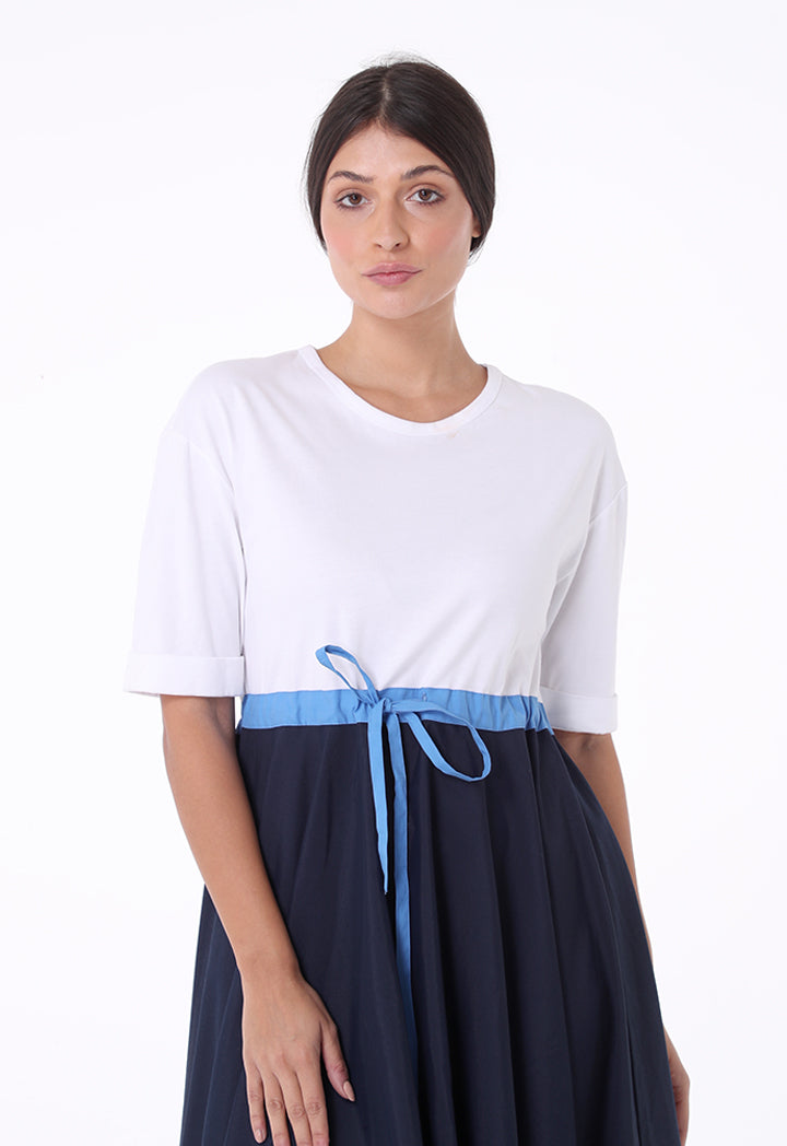 Two Tone Handkerchief Dress