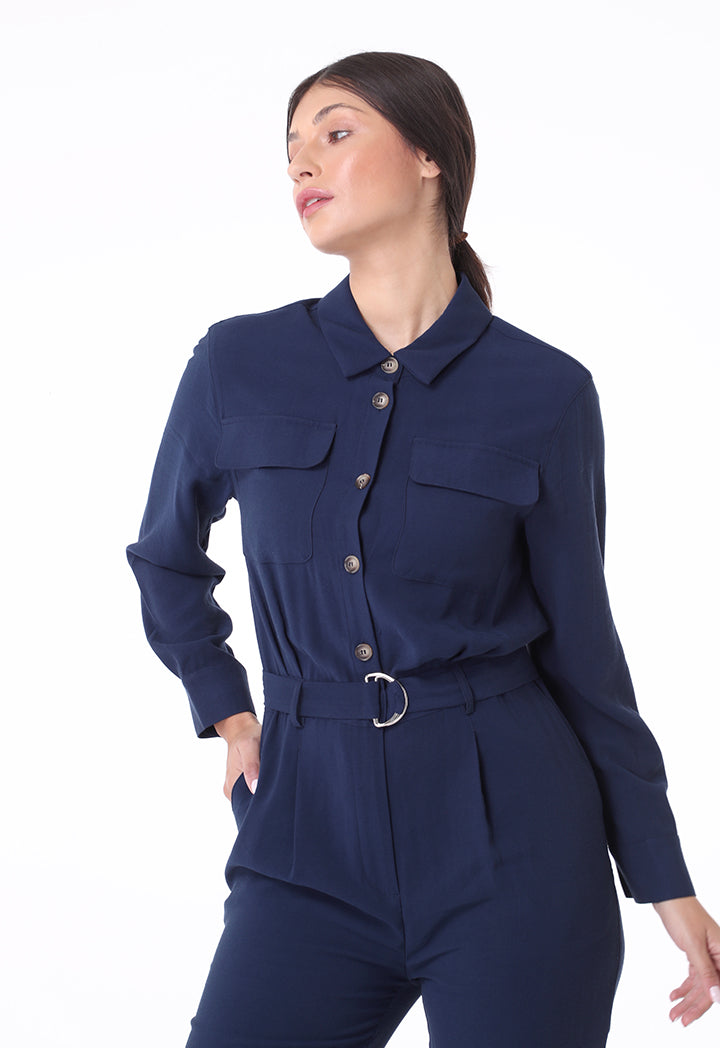 Collared Jumpsuit