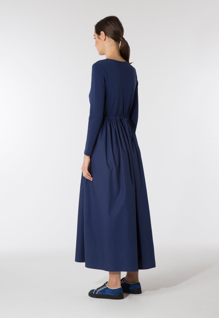 Mixed Media Maxi Dress