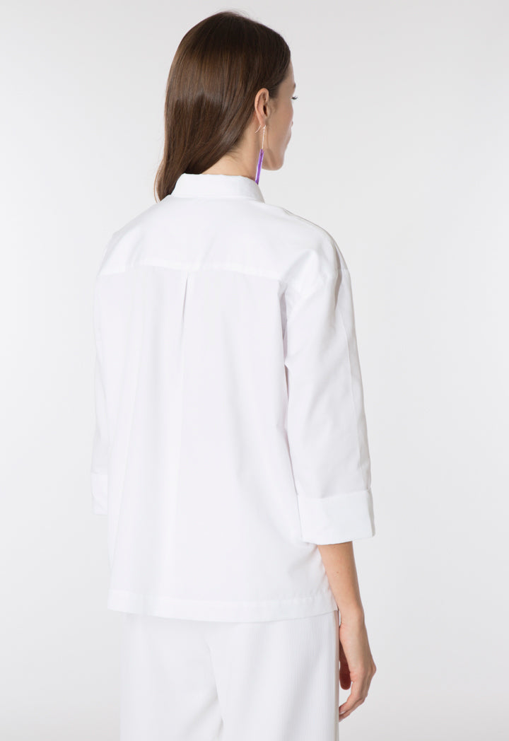 Frilled Pocket Shirt