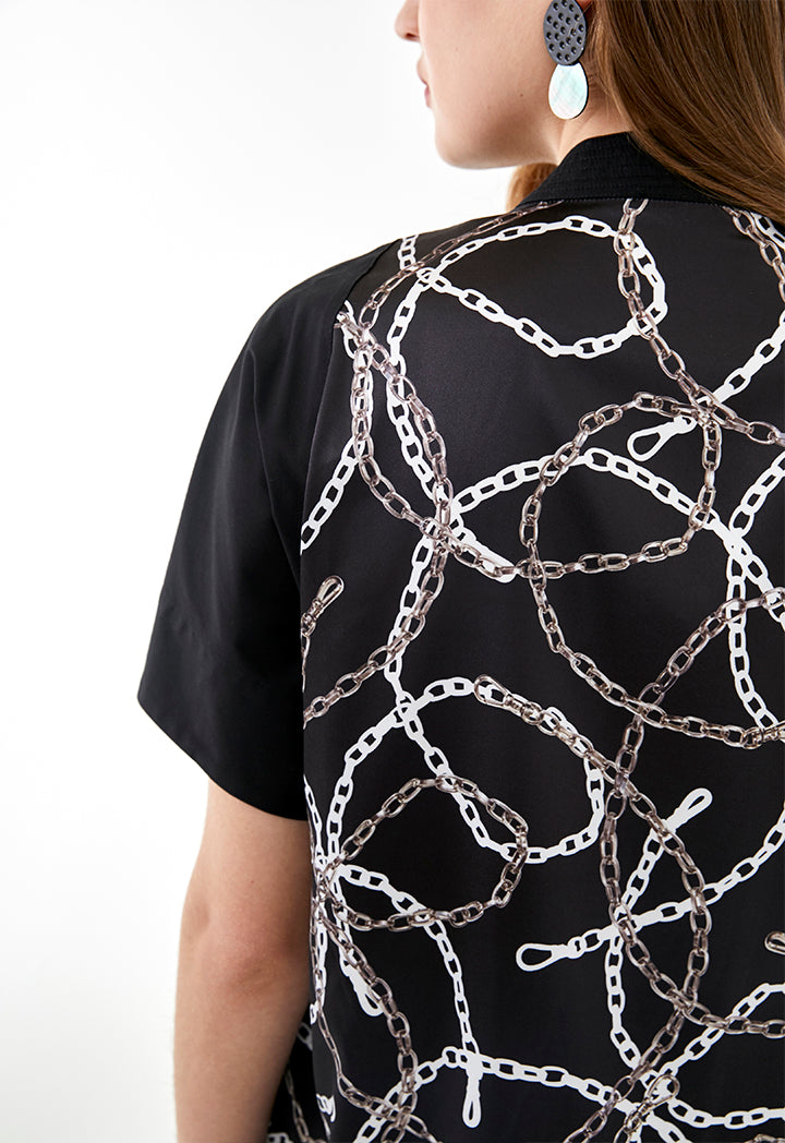Zip Up Blouse