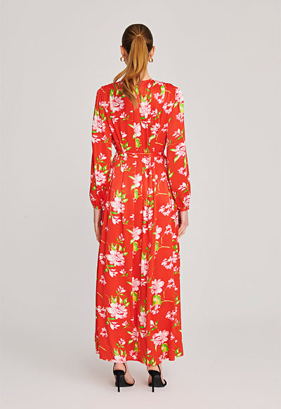 Long Flared Classic Maxi Dress