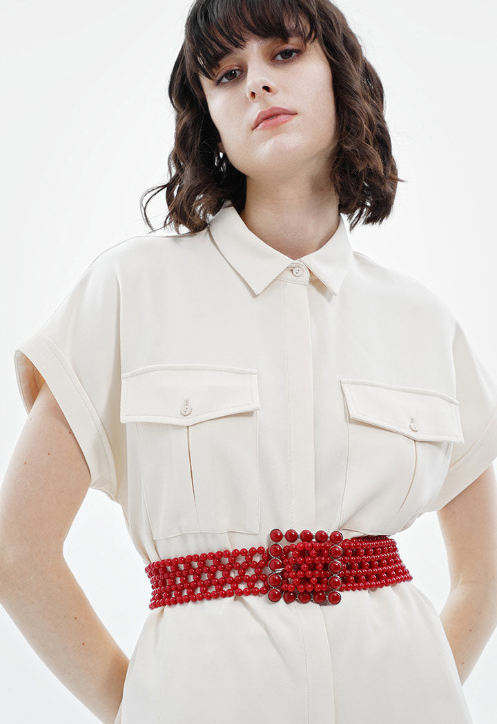 Full Faux Pearl Belt