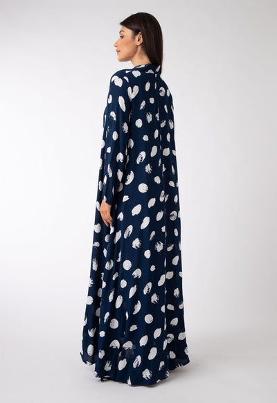 All Over Printed Long Dress