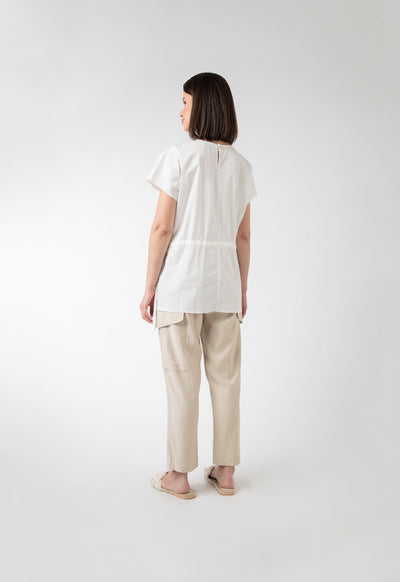 High Low Hem Solid T-Shirt