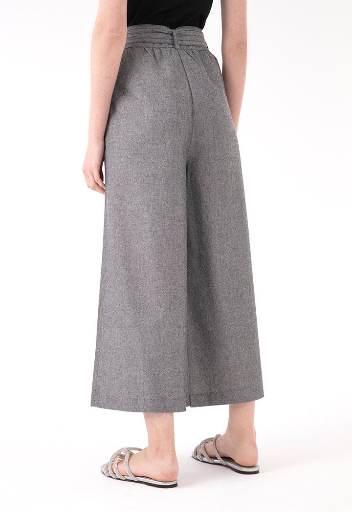 Straight Fit Linen Culottes