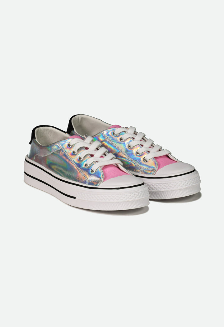 Low Top Hologram Sneakers