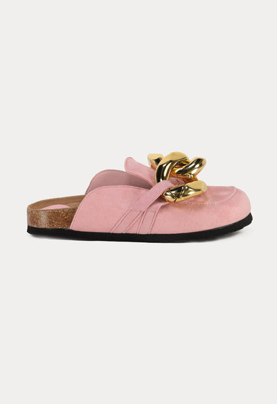 Slip On Mules In Acrylic Strap