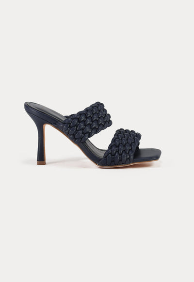 Woven Slide Mules