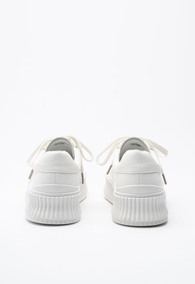 Lace Up Ribbed Rubber Shoes
