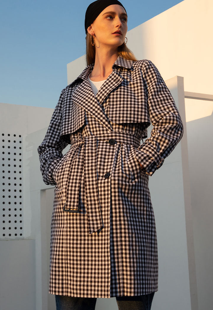 Gingham Checkered Outerwear