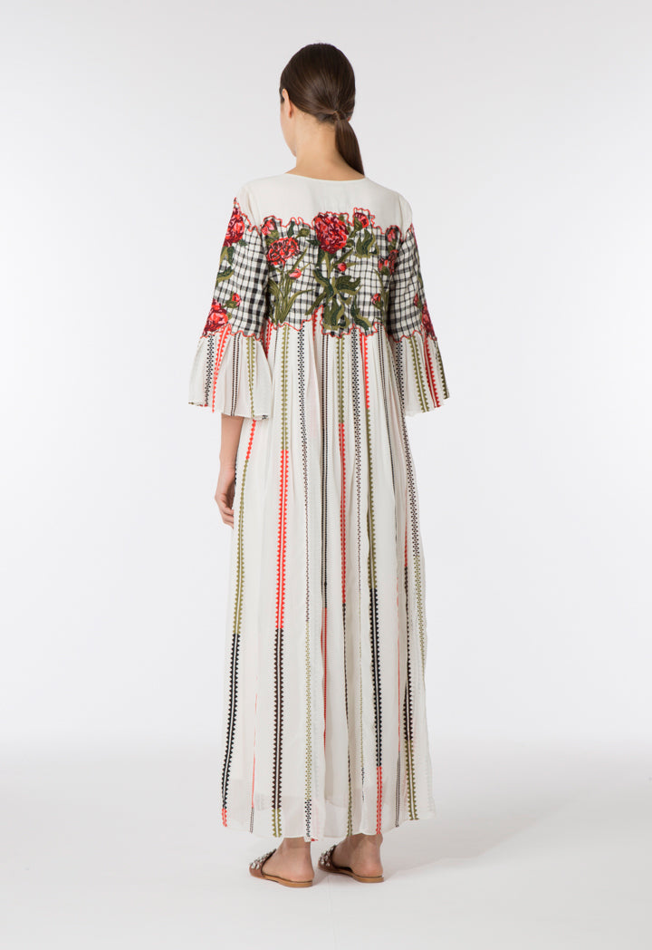 Embroidered Long Dress