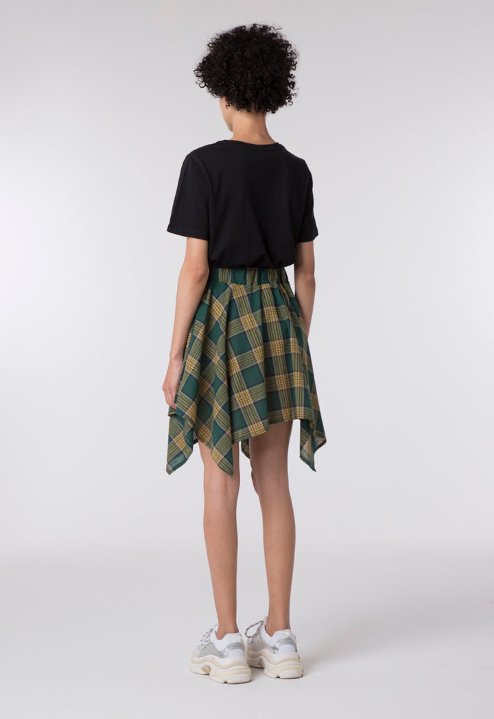 Checkered Skirt Combo