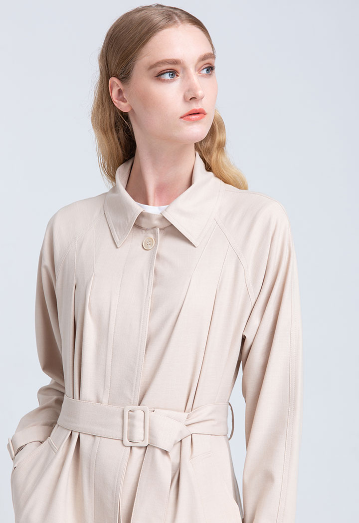 Solid Long Outerwear