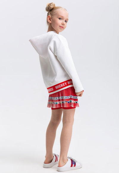 Mickey Mouse Pleated Skirt With Cycling Shorts