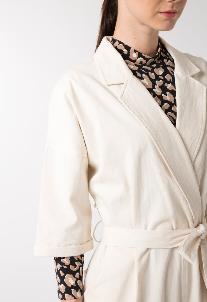 Belt Detail Jumpsuit - Fresqa