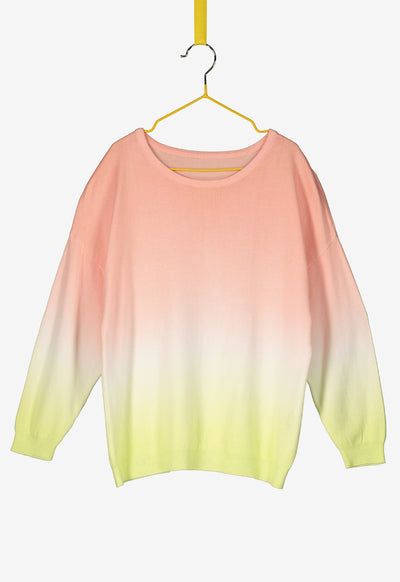 Dip Dye Knit Blouse