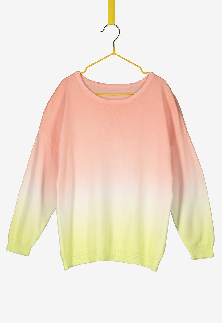 Dip Dye Knit Blouse