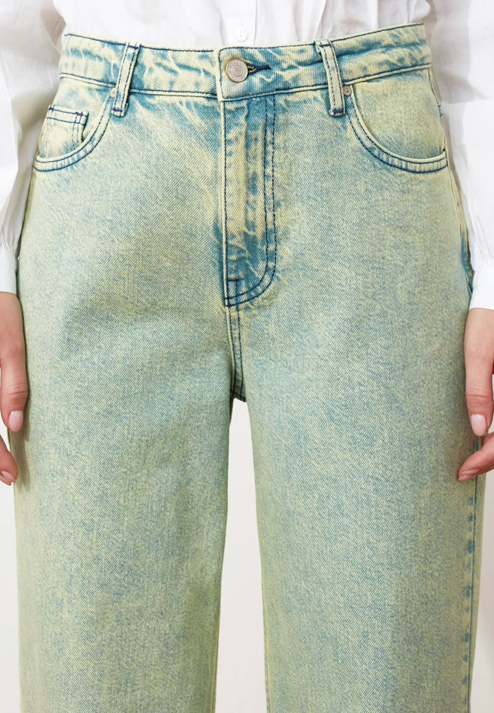 High Waist Straight Jeans