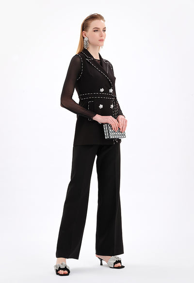 High Waist Wide Legs Trousers