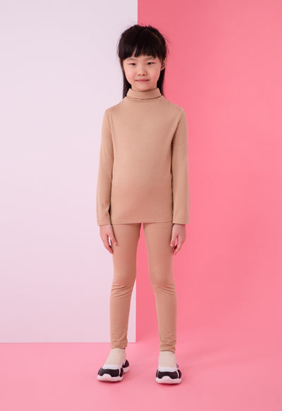 Stretch Jersey Single Bow Trim Leggings