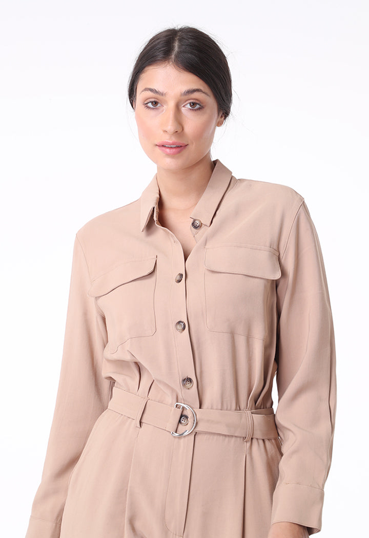 Collared Jumpsuit