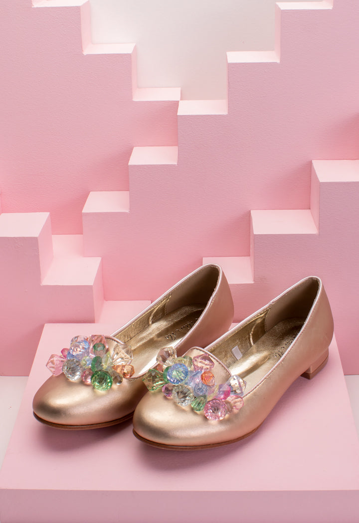 Gems Embellished Flat Shoes