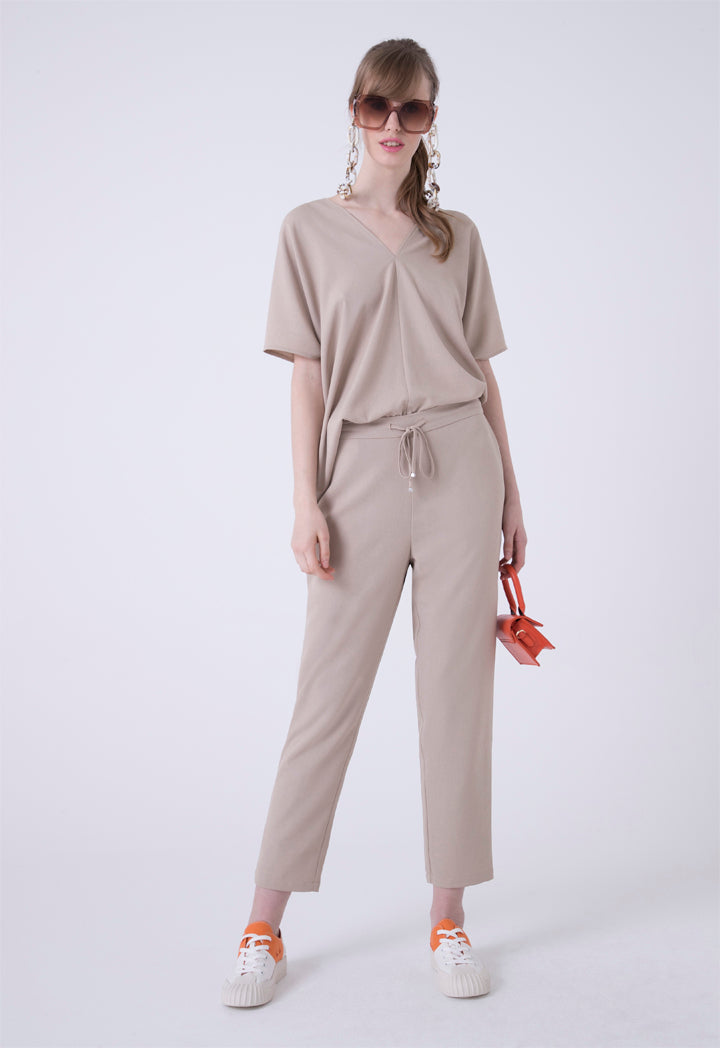 Linen Boxy Top