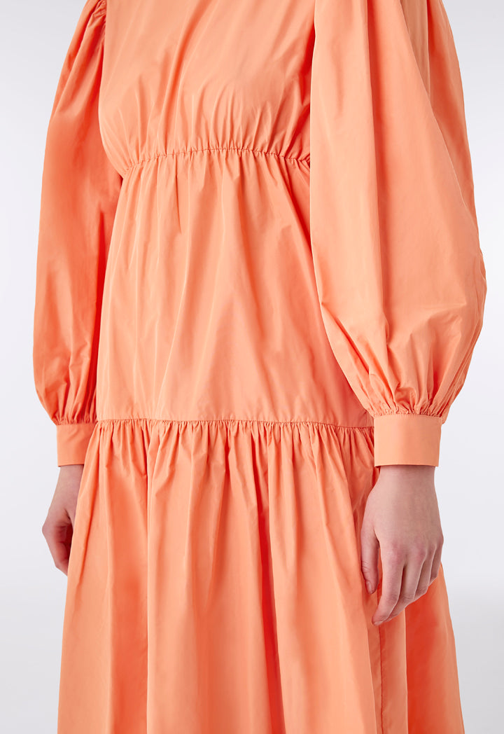 Layered Stitch A-Line Dress