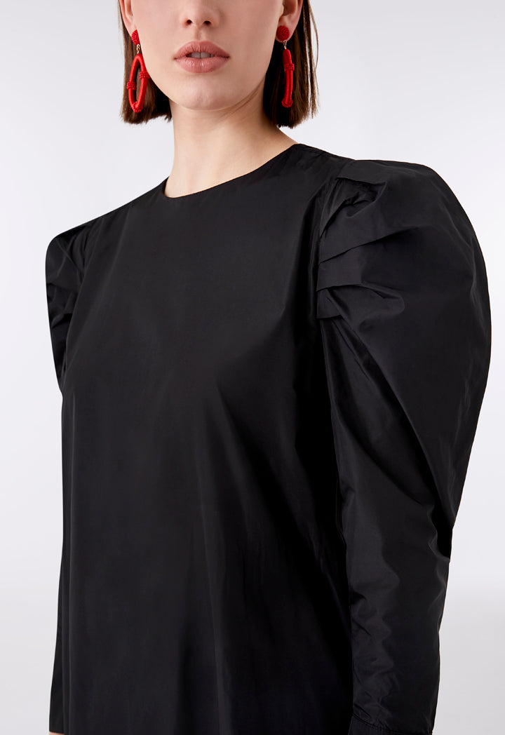 Puff Sleeve Maxi Dress