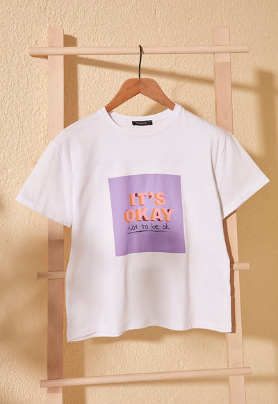 Semi-Fitted Printed T-Shirt