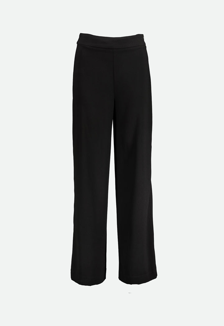 Wide Leg Black Trouser - Fresqa