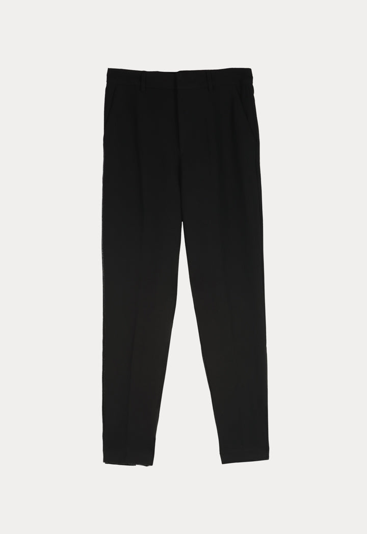 Black Straight Fit Trouser