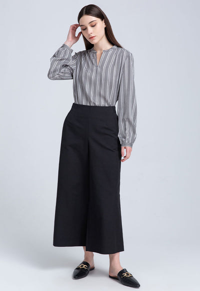 Wide Leg Straight Cut Culottes