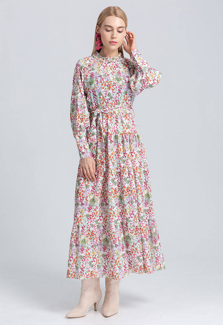 All Over Printed Dress