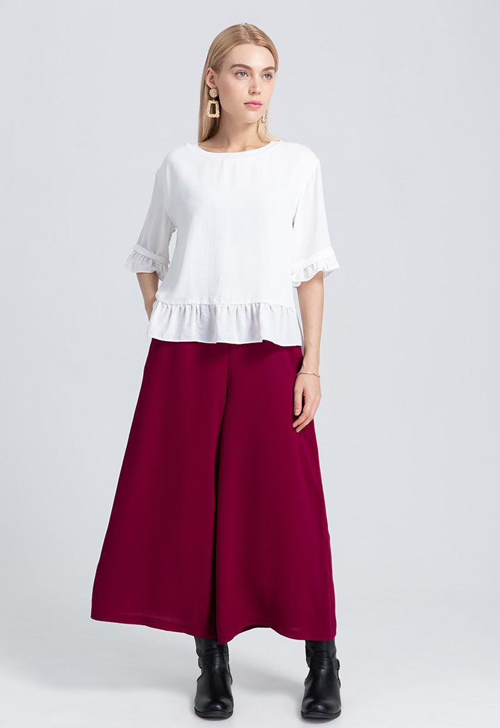 Solid Elegent Trouser