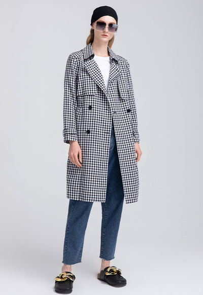 Gingham Checkered Outerwear