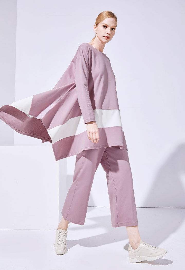 Wide Cut Jersey Blouse