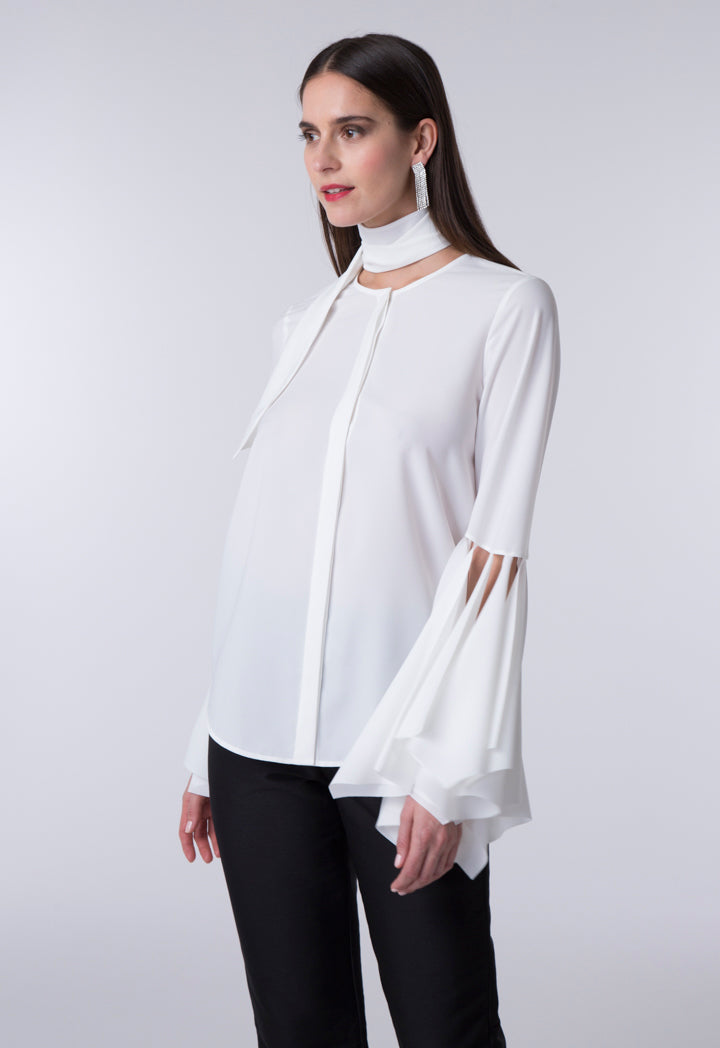 Fringe Sleeves Blouse