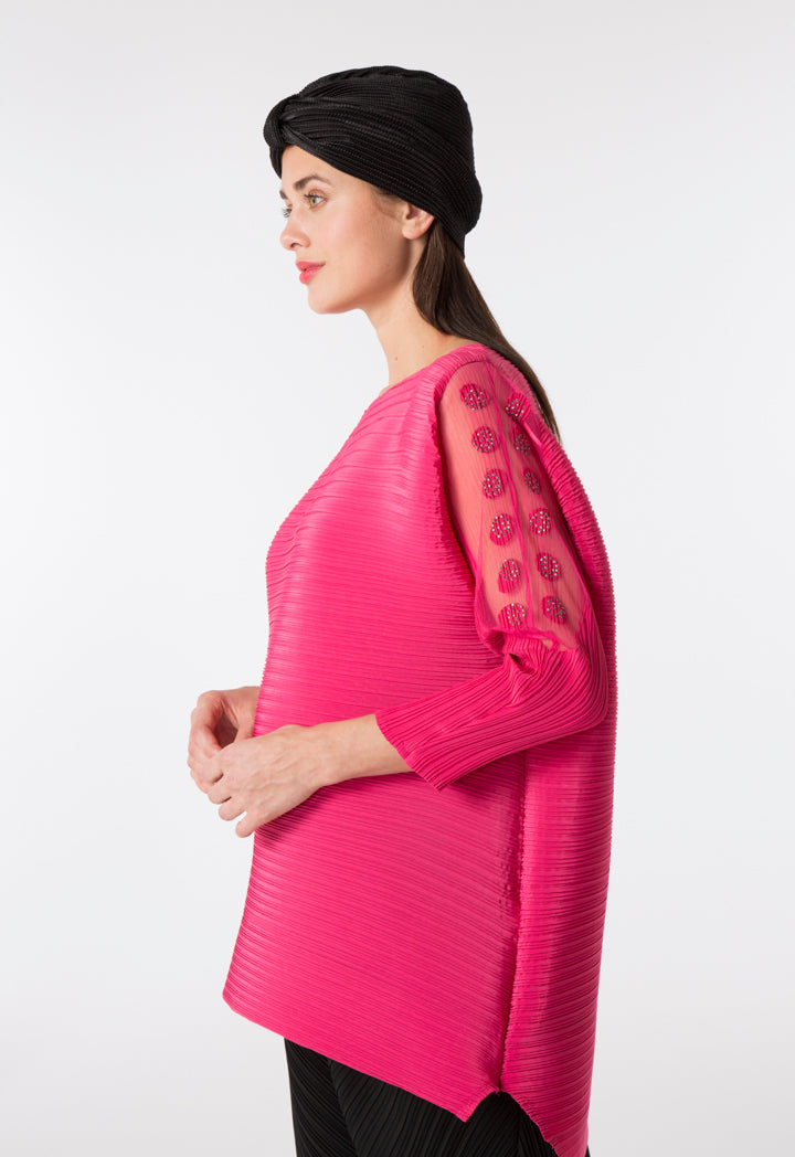 Micro Pleated Blouse