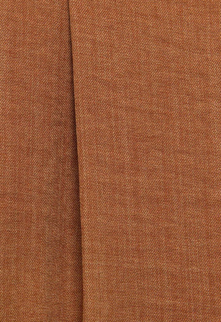 Slanted Hem Wide Leg Trouser