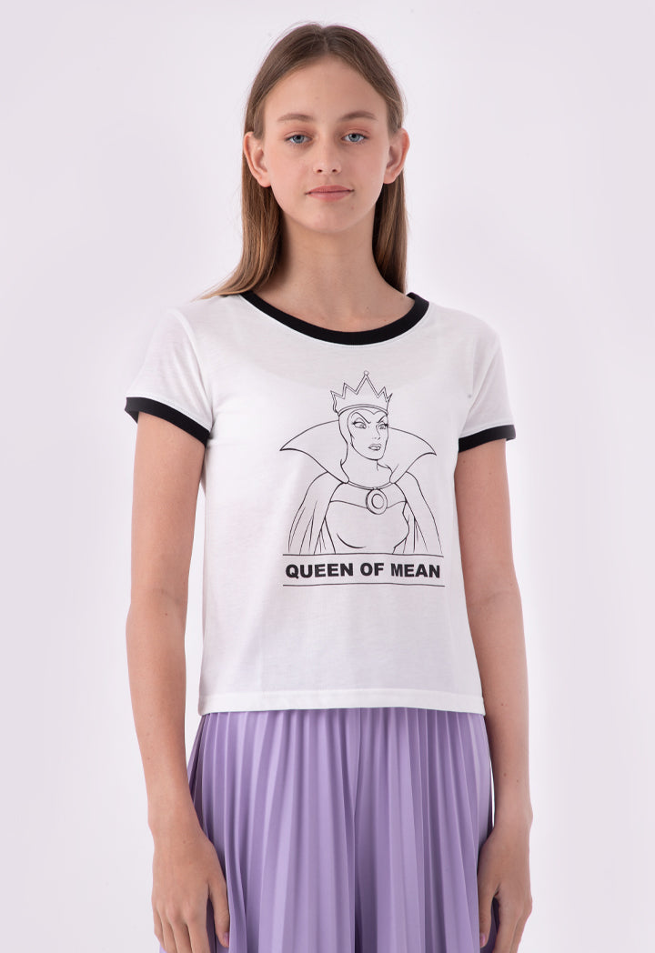 Disney Villains Evil Queen Print T-Shirt