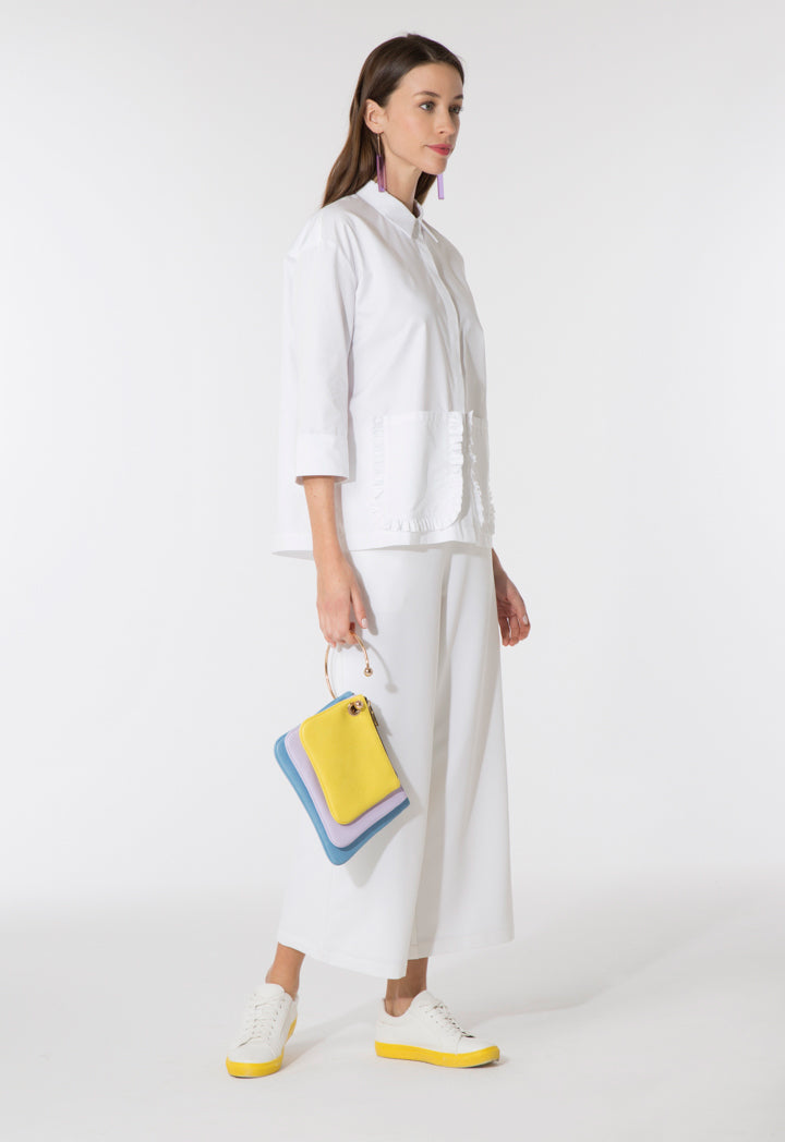Frilled Pocket Shirt