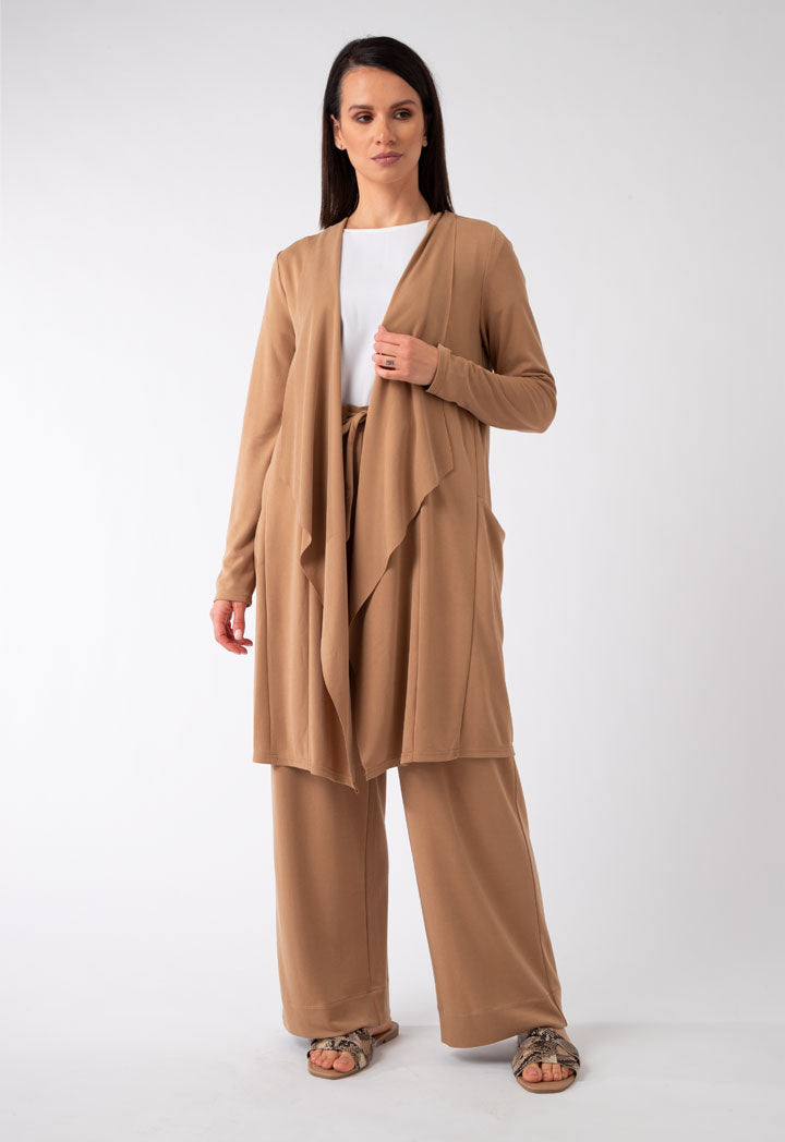 Knitted Wide Leg Trouser