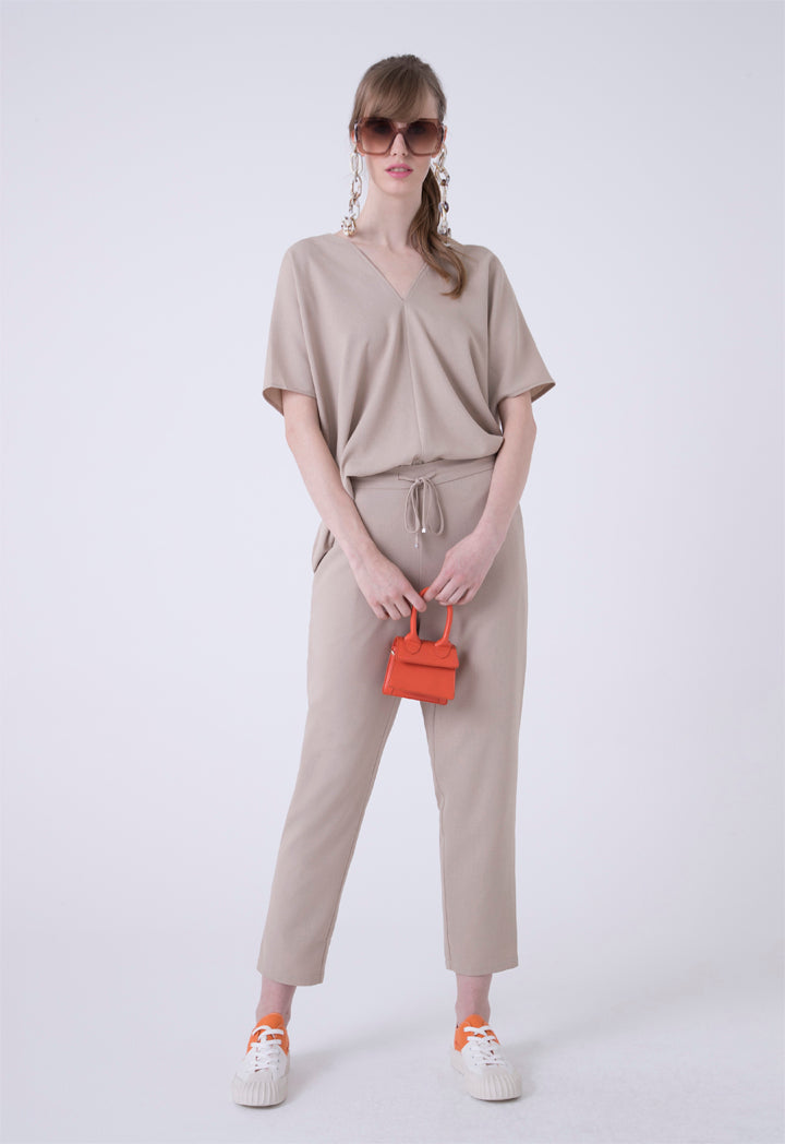 Linen Boxy Top