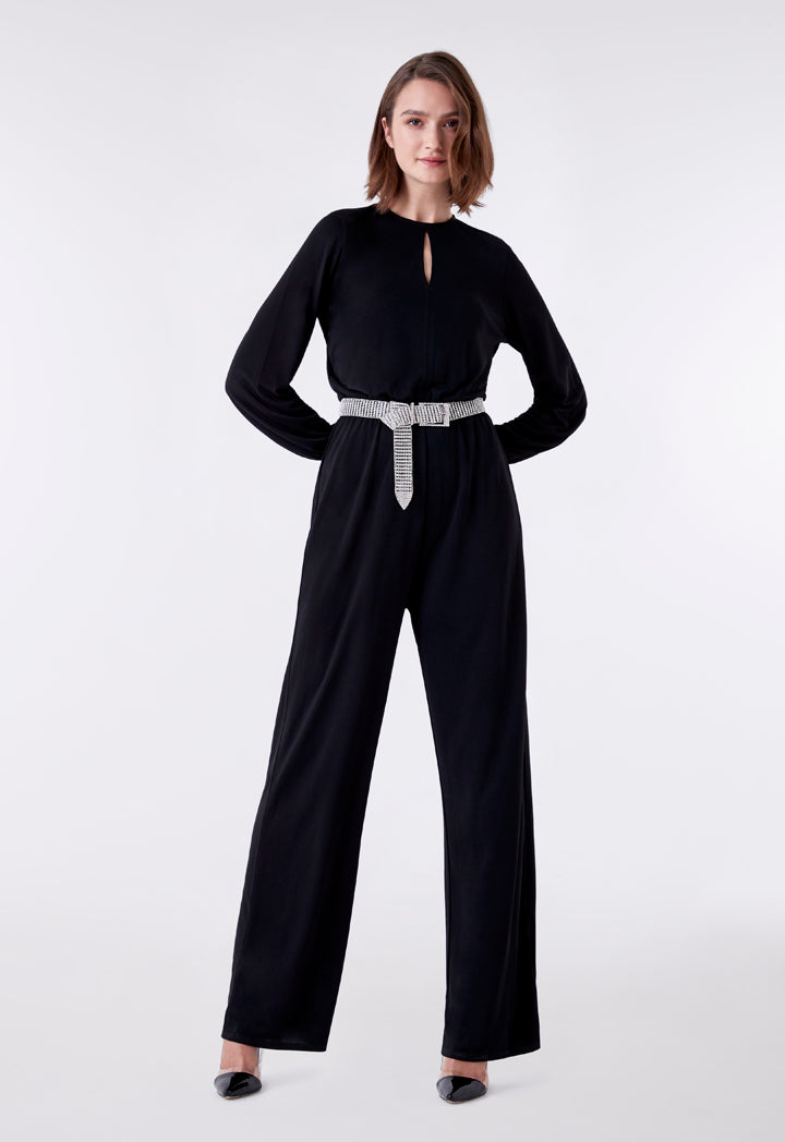 Keyhole Front Jumpsuit