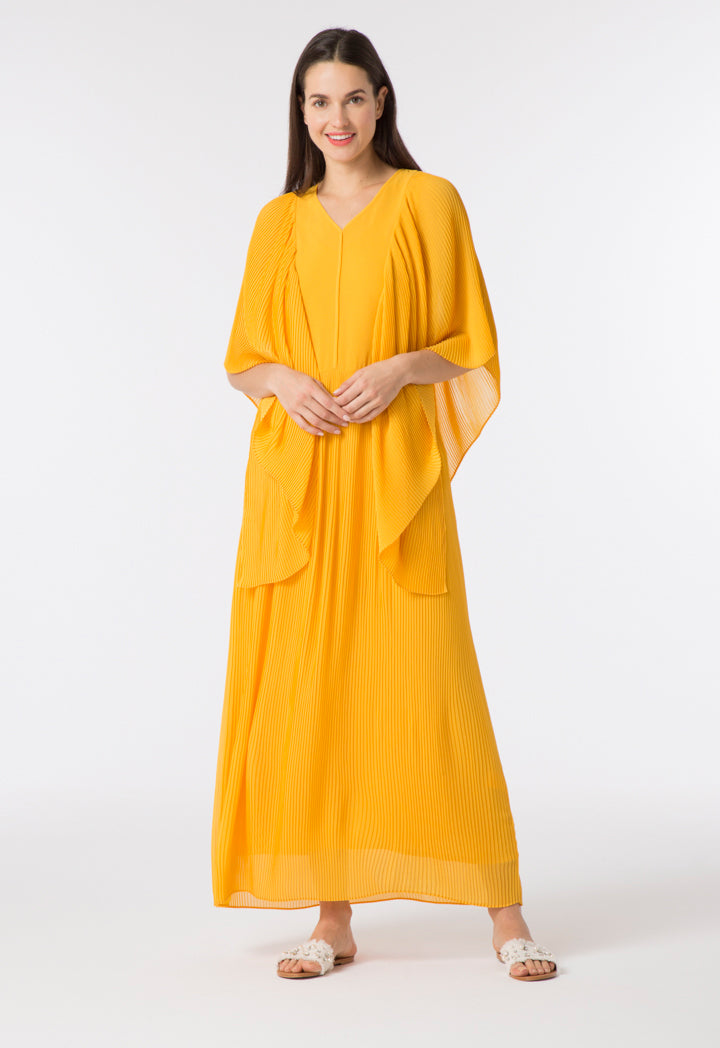 Pleated Long Dress