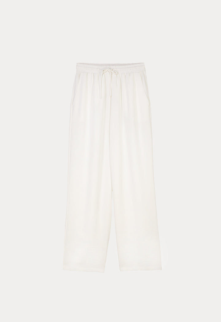 Elacticated Waist Solid Culottes