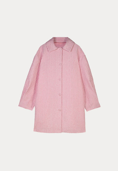 Big Button Textured Shirt